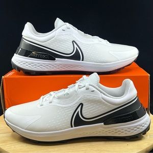 Nike React Pro 2 Low Size 10.5 WIDE Golf Shoes DM8449-115 White/Black NEW Mens